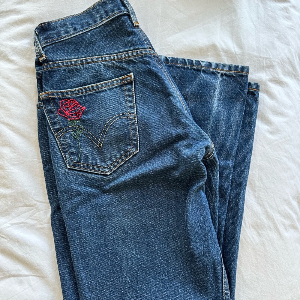 503s Tapered Leg Levi Jean in Dark Wash